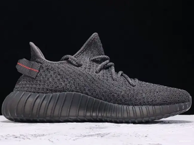- Static Boost V2 Yeezy Black FU9007 350 (Reflective) Adidas 0518